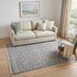 5' X 8' Brown And Natural Wool Hand Woven Area Rug