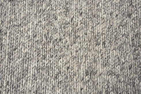 9' X 12' Brown And Natural Wool Hand Woven Area Rug