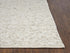 8' X 10' Beige Brown And Ivory Wool Hand Woven Area Rug