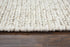 8' X 10' Beige Brown And Ivory Wool Hand Woven Area Rug