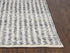 8' X 10' Beige And Gray Wool Hand Woven Area Rug