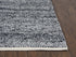 9' X 12' Gray And Charcoal Wool Hand Woven Area Rug