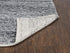 9' X 12' Gray And Charcoal Wool Hand Woven Area Rug