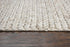 9' X 12' Beige Gray And Ivory Wool Hand Woven Area Rug