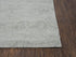8' X 10' Gray And Dark Gray Wool Damask Hand Tufted Area Rug