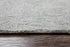 8' X 10' Gray And Dark Gray Wool Damask Hand Tufted Area Rug
