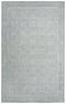 8' X 10' Gray And Dark Gray Wool Checkered Hand Tufted Area Rug