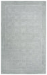 9' X 12' Gray And Dark Gray Wool Checkered Hand Tufted Area Rug