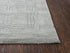9' X 12' Gray And Dark Gray Wool Checkered Hand Tufted Area Rug
