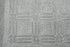 9' X 12' Gray And Dark Gray Wool Checkered Hand Tufted Area Rug