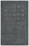 9' X 12' Gray And Dark Gray Wool Checkered Hand Tufted Area Rug