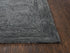 9' X 12' Gray And Dark Gray Wool Checkered Hand Tufted Area Rug