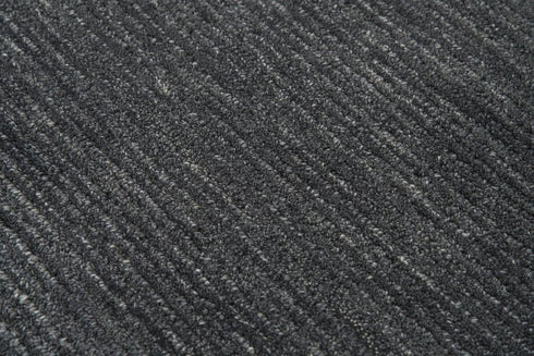 8' X 10' Gray And Dark Gray Wool Hand Tufted Area Rug