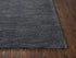 9' X 12' Gray And Dark Gray Wool Hand Tufted Area Rug