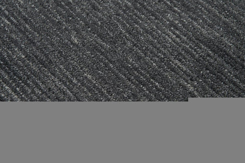 9' X 12' Gray And Dark Gray Wool Hand Tufted Area Rug