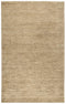 5' X 8' Brown And Natural Wool Hand Tufted Area Rug