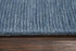 5' X 8' Blue And Dark Blue Wool Hand Tufted Area Rug