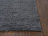 5' X 8' Charcoal And Gray Wool Damask Hand Tufted Area Rug