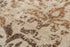 8' X 10' Beige Brown Rust And Red New Zealand Lambs Wool Damask Hand Carved Handmade Area Rug