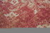 8' X 10' Red And Beige New Zealand Lambs Wool Medallion Hand Carved Handmade Area Rug
