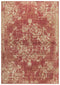9' X 12' Red And Beige New Zealand Lambs Wool Medallion Hand Carved Handmade Area Rug