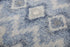 5' X 8' Blue Dark Blue And Gray New Zealand Lambs Wool Ikat Hand Carved Handmade Area Rug