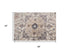 8' Beige And Natural New Zealand Lambs Wool Medallion Hand Carved Handmade Area Rug