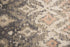 8' Brown And Natural New Zealand Lambs Wool Ikat Hand Carved Handmade Area Rug