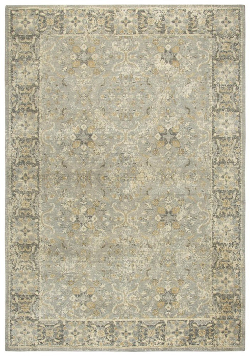 8' X 10' Gray Brown And Beige New Zealand Lambs Wool Oriental Hand Carved Handmade Area Rug