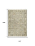 9' X 12' Gray Brown And Beige New Zealand Lambs Wool Oriental Hand Carved Handmade Area Rug