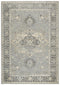 9' X 12' Gray Charcoal And Cream New Zealand Lambs Wool Oriental Hand Carved Handmade Area Rug