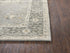 9' X 12' Gray Charcoal And Cream New Zealand Lambs Wool Oriental Hand Carved Handmade Area Rug