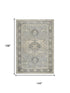 9' X 12' Gray Charcoal And Cream New Zealand Lambs Wool Oriental Hand Carved Handmade Area Rug