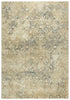 8' Beige And Natural New Zealand Lambs Wool Damask Hand Carved Handmade Area Rug