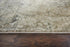 8' X 10' Beige And Natural New Zealand Lambs Wool Damask Hand Carved Handmade Area Rug