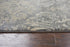 5' X 8' Dark Gray And Tan New Zealand Lambs Wool Damask Hand Carved Handmade Area Rug