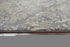 9' X 12' Dark Gray And Tan New Zealand Lambs Wool Damask Hand Carved Handmade Area Rug