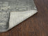 8' Gray And Light Gray New Zealand Lambs Wool Abstract Hand Carved Handmade Area Rug