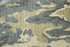 9' X 12' Gray Cream Yellow And Teal New Zealand Lambs Wool Abstract Hand Carved Handmade Area Rug