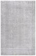 9' X 12' Light Gray Beige And Ivory Wool Hand Loomed Area Rug