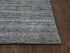 8' X 10' Blue Beige And Ivory Wool Hand Loomed Area Rug