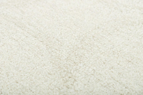 9' X 12' Ivory And Beige Wool Geometric Hand Tufted Area Rug