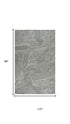 8' X 10' Gray Beige And Ivory Wool Abstract Hand Tufted Area Rug