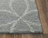 8' X 10' Gray And Light Gray Wool Trellis Hand Tufted Area Rug