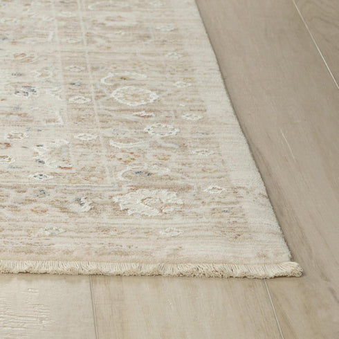 9' X 12' Beige And Natural Oriental Area Rug