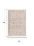 9' X 12' Beige And Natural Oriental Area Rug