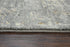 8' Gray Beige And Ivory New Zealand Lambs Wool Oriental Hand Carved Handmade Area Rug
