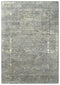 8' X 10' Gray Beige And Ivory New Zealand Lambs Wool Oriental Hand Carved Handmade Area Rug