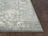 9' X 12' Gray Beige And Ivory New Zealand Lambs Wool Oriental Hand Carved Handmade Area Rug
