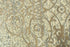 8' Beige And Natural New Zealand Lambs Wool Medallion Hand Carved Handmade Area Rug